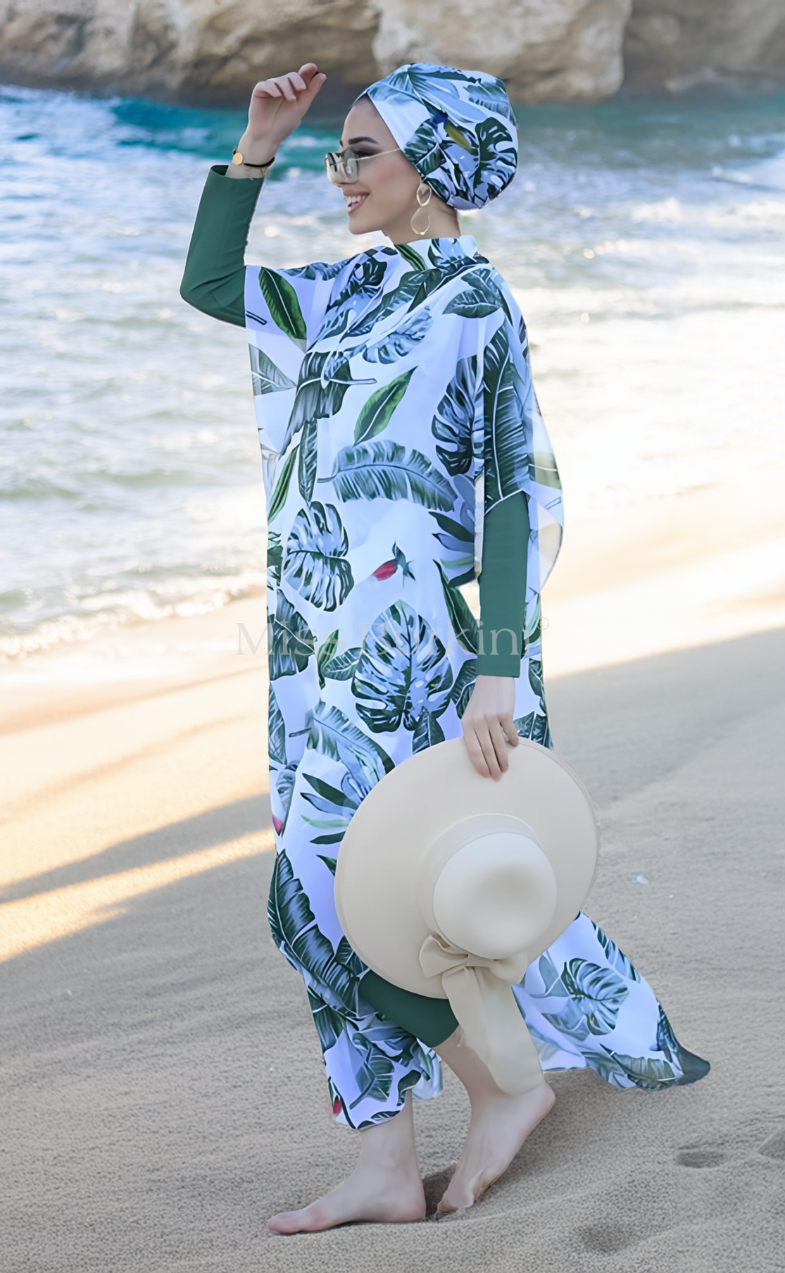 Burkini femme avec paréo Brasilia