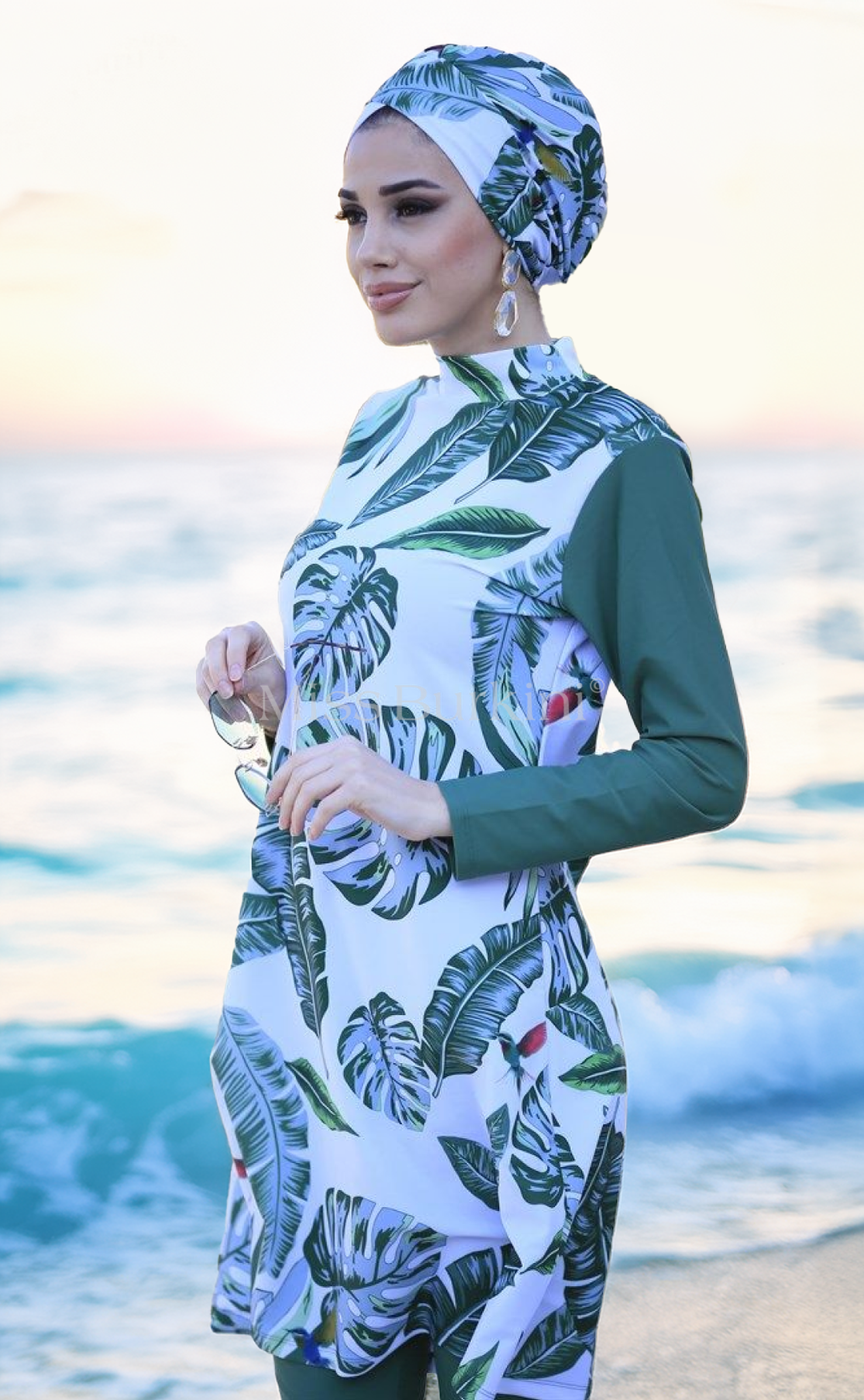 Burkini femme avec paréo Brasilia
