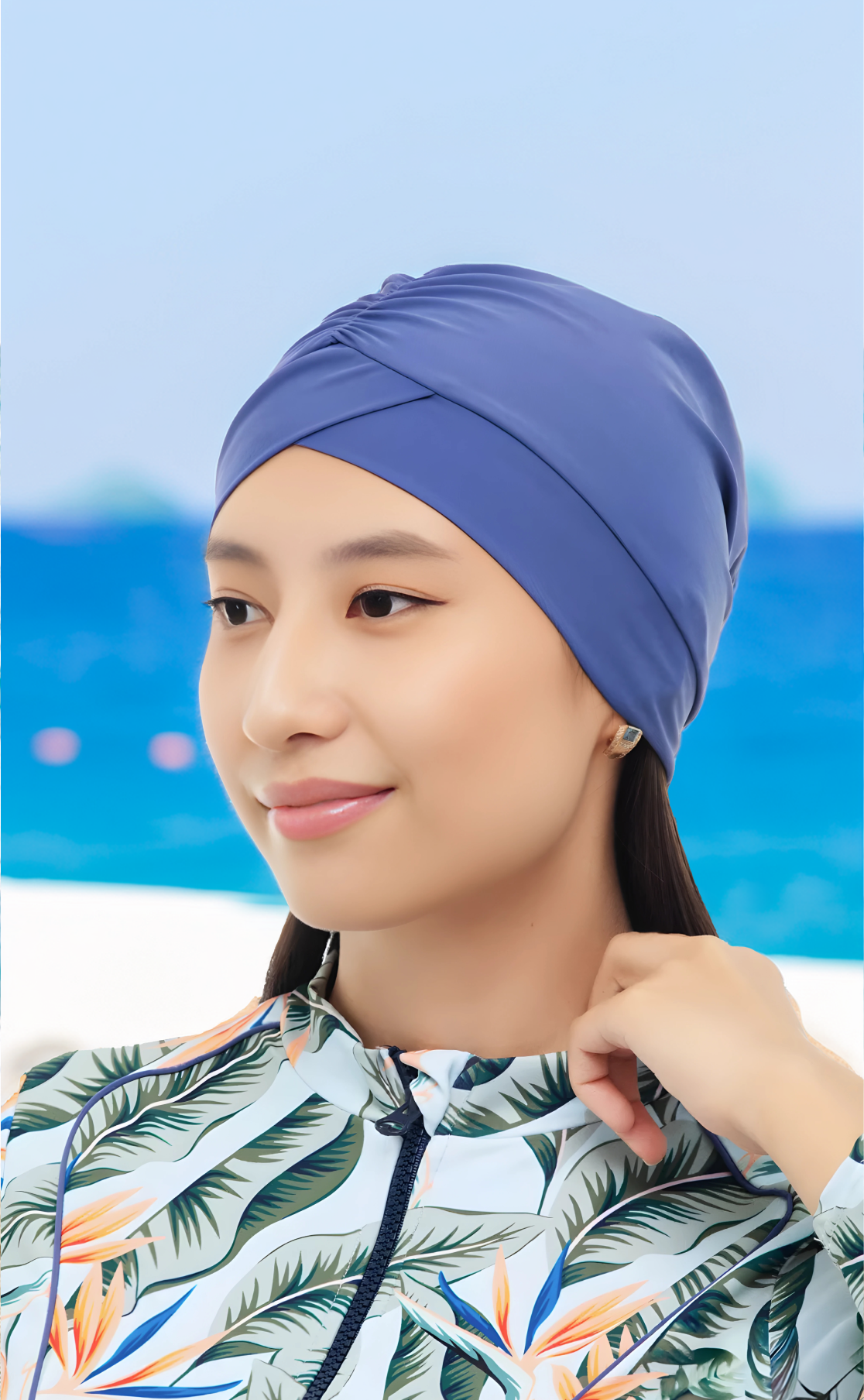 Burkini long Malaga flora