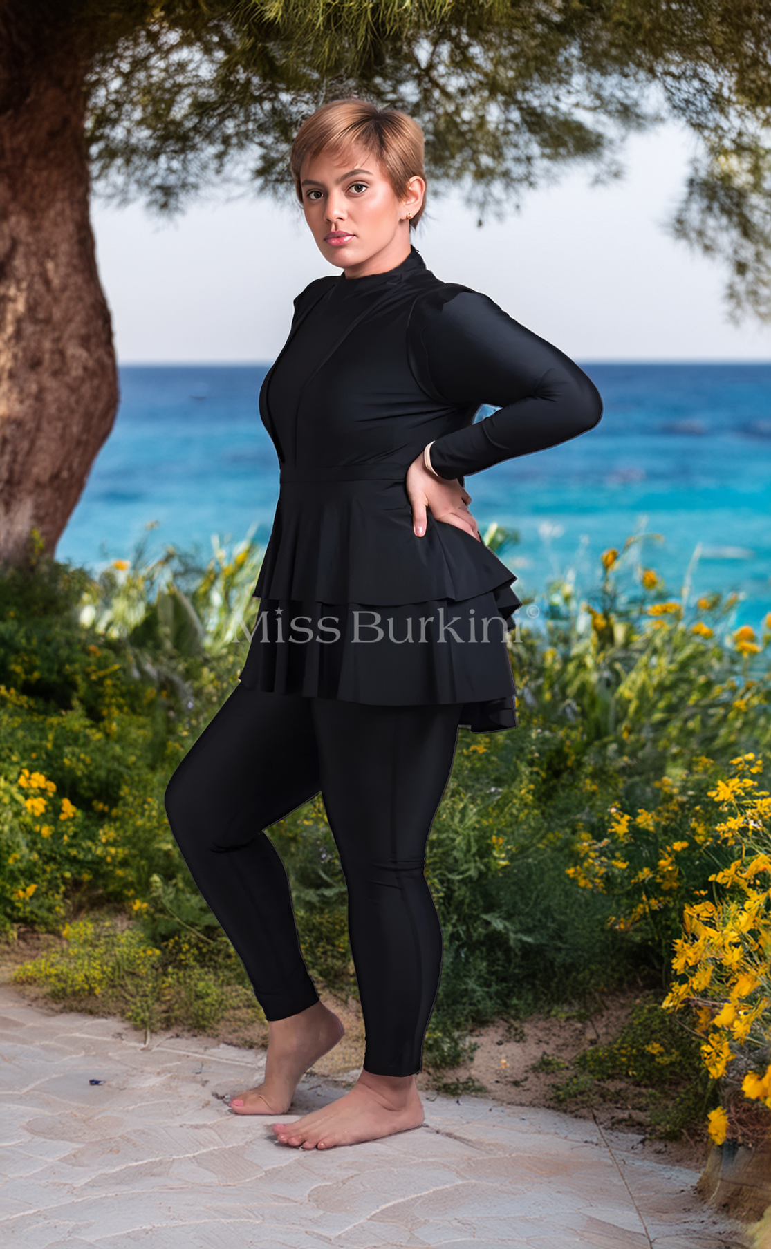Burkini maillot de bain Antalya noir