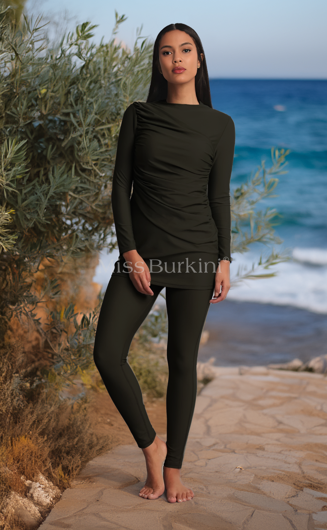 Burkini maillot de bain Massilia noir