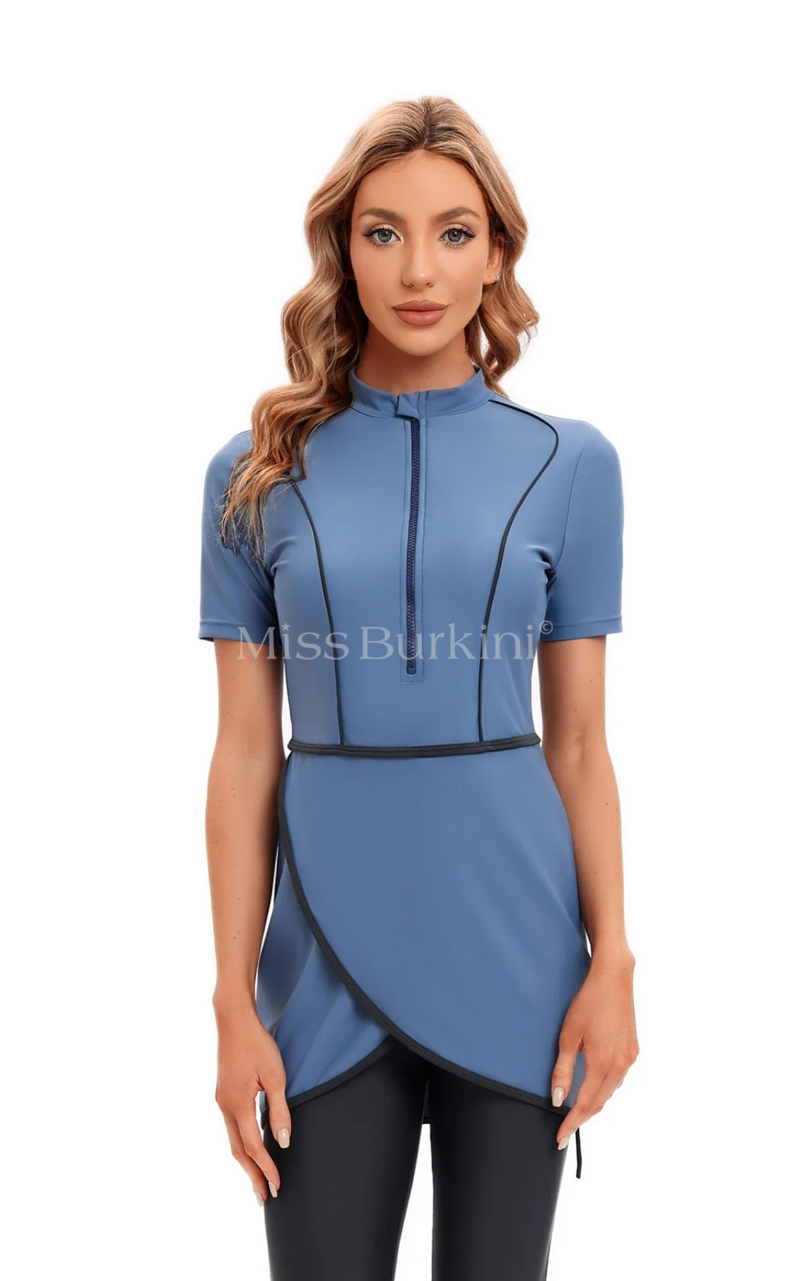 Burkini pas cher Malaga bleu lagon Re-turn