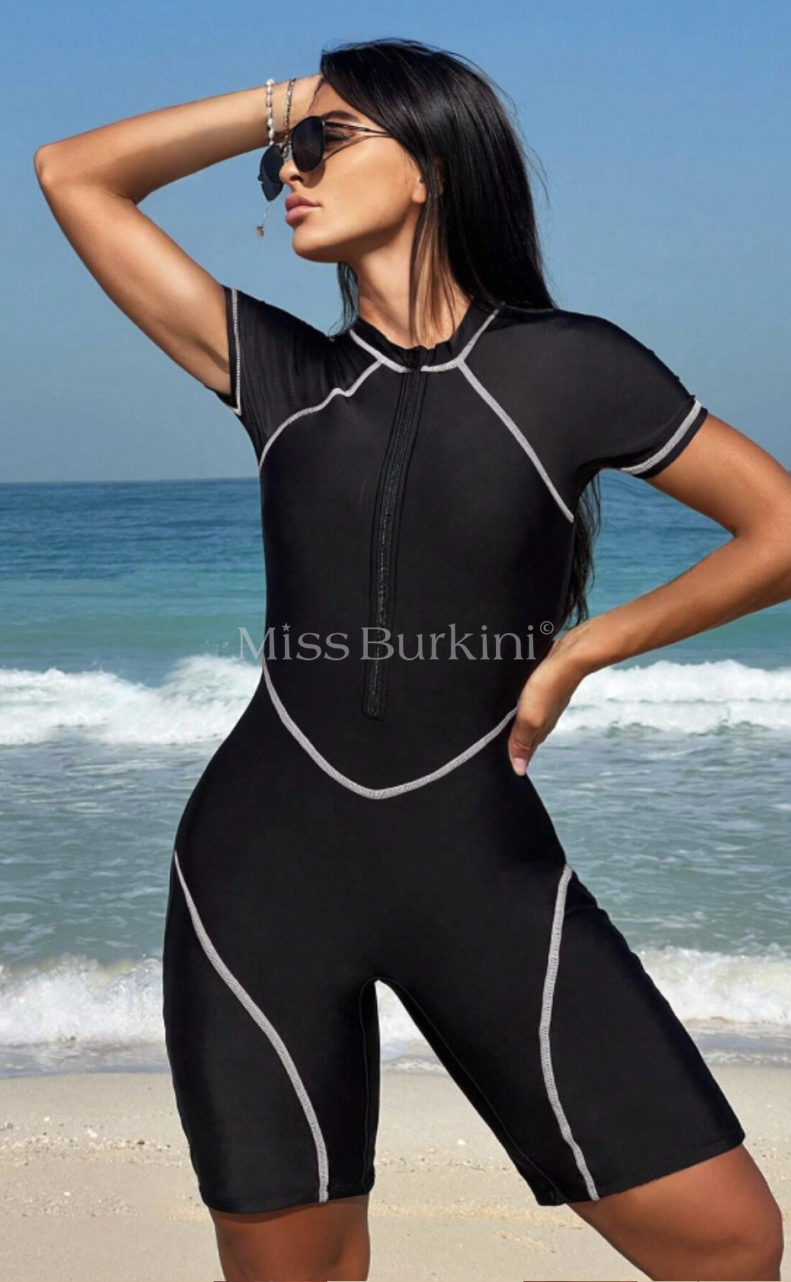 Burkini manche courte Solara