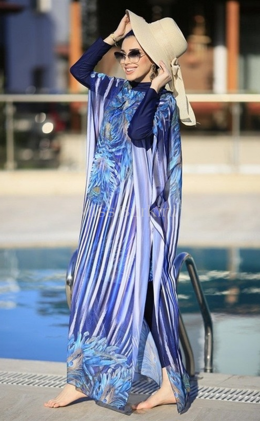 Burkini femme avec paréo Pandora