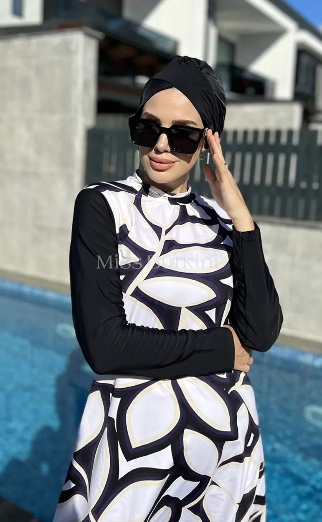 Burkini pas cher 3 pièces palmera Re-turn