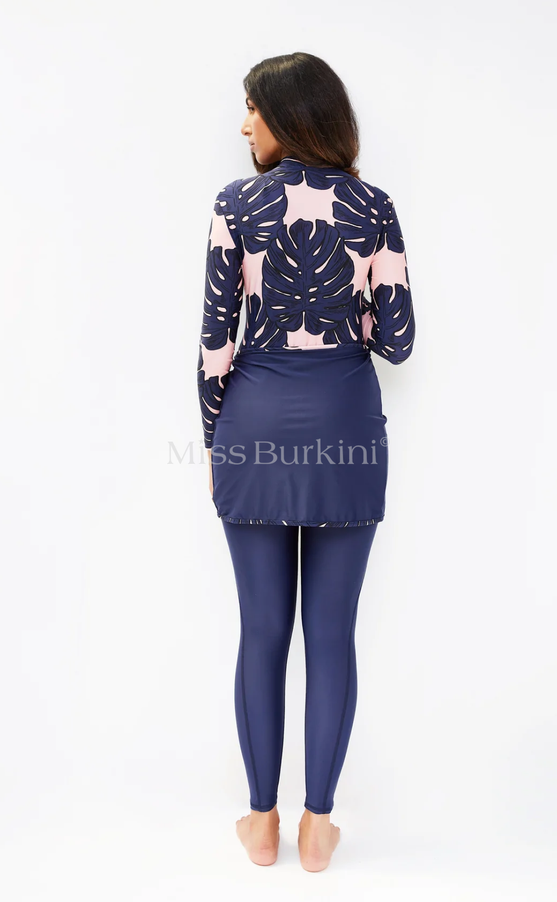Burkini pas cher Malaga pink tropic Re-turn