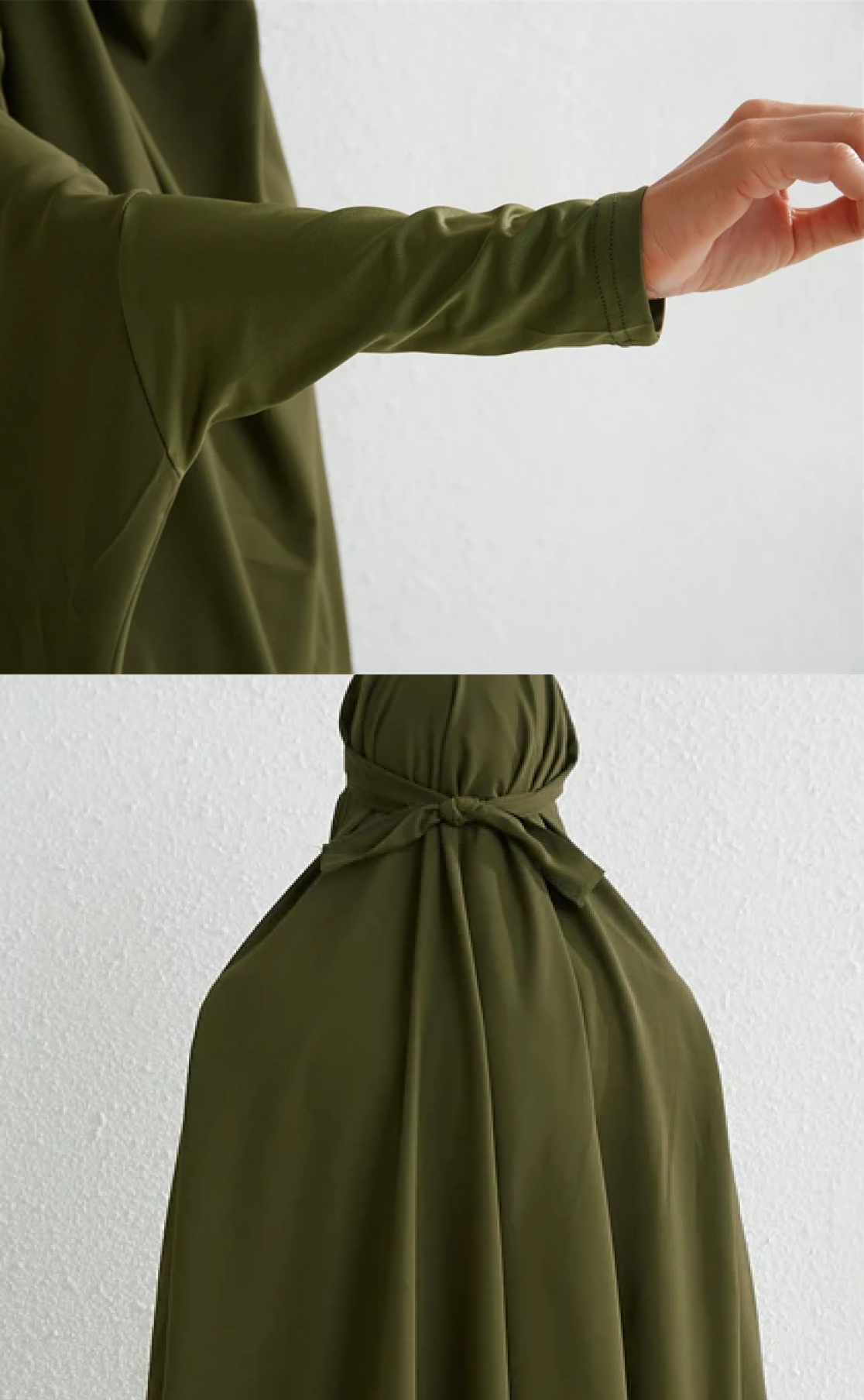 Abaya 3 pièces Shayna vert