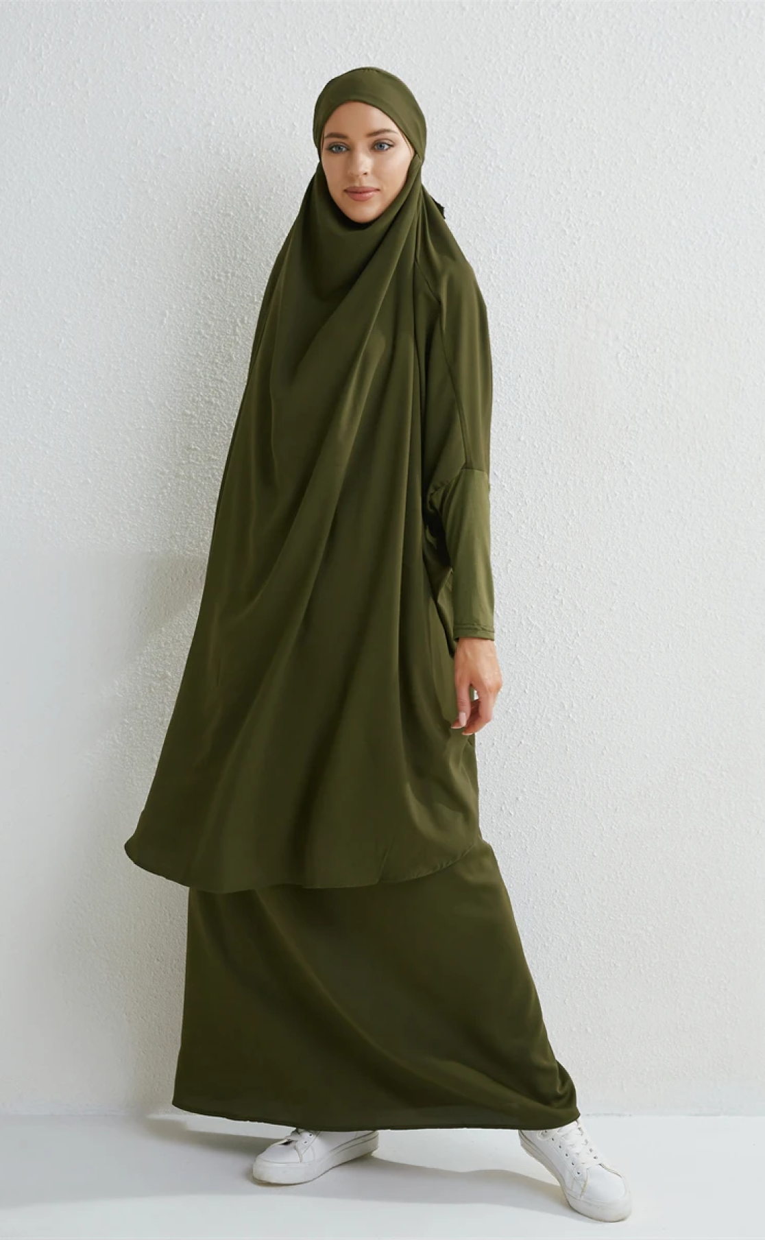 Abaya 3 pièces Shayna vert