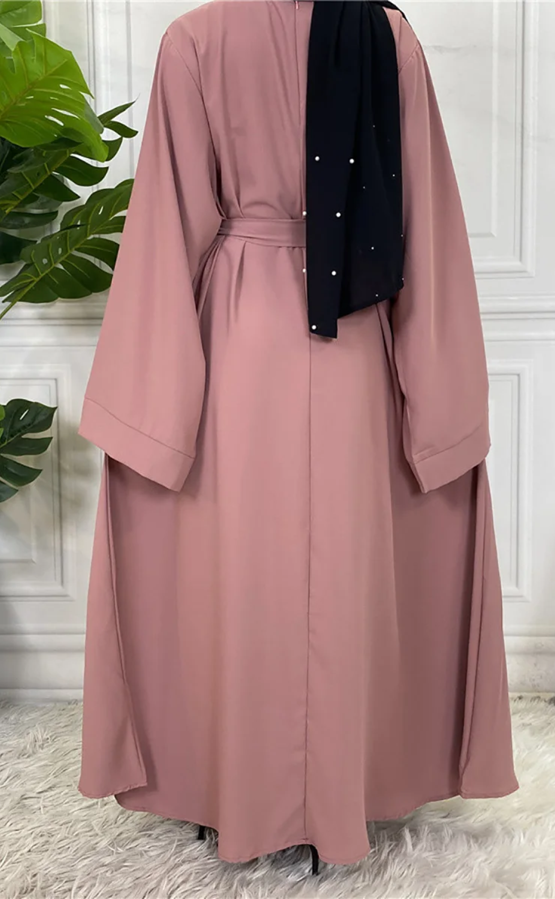 Abaya Layka rose 