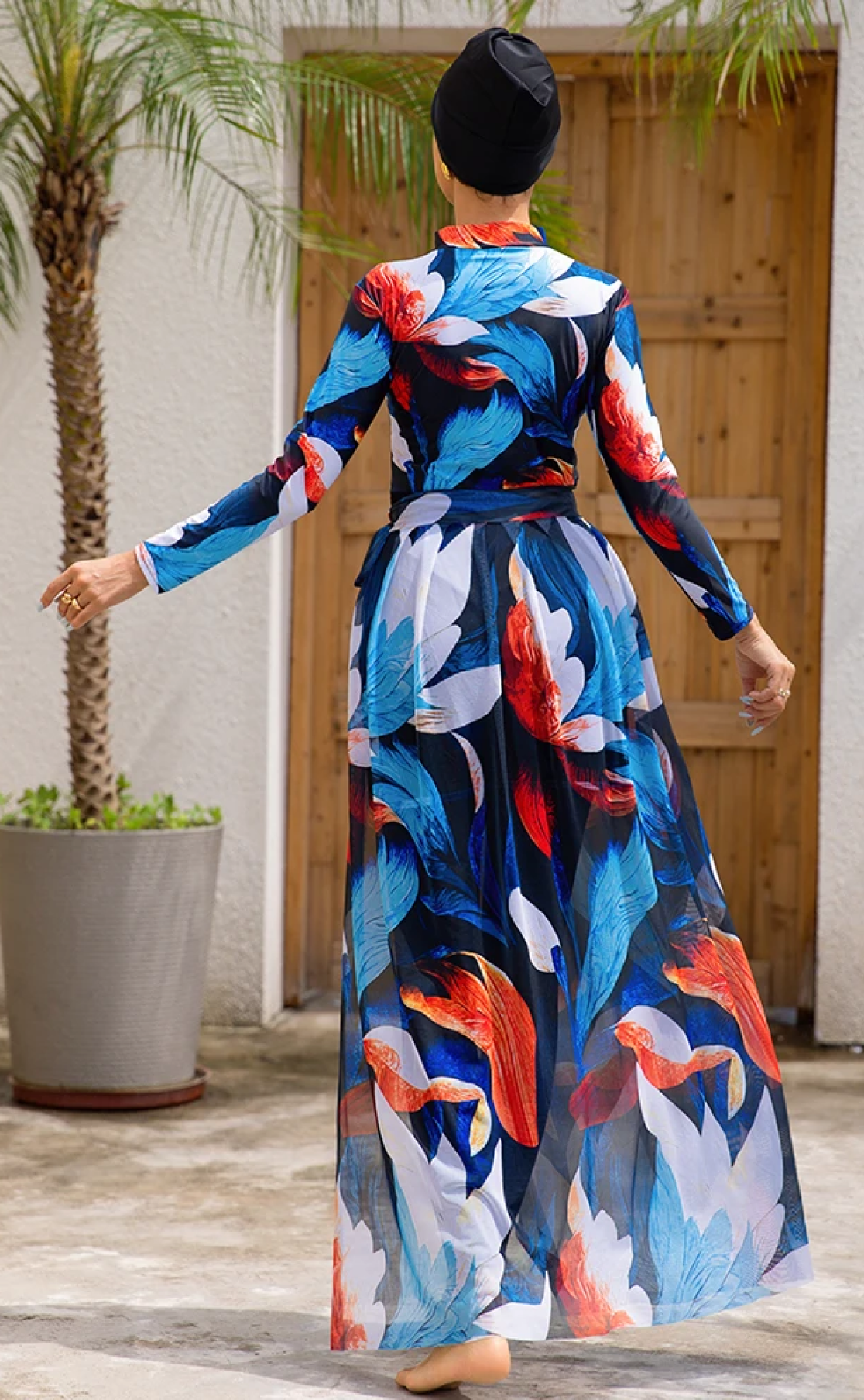 Burkini femme avec paréo Athena