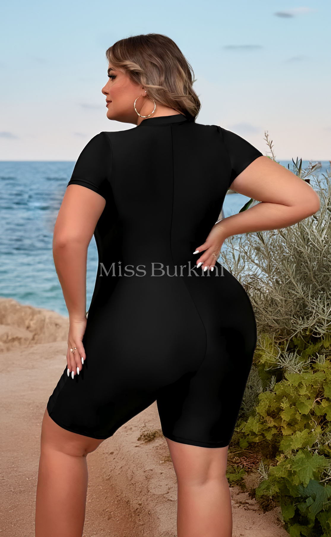 Burkini grande taille Stella