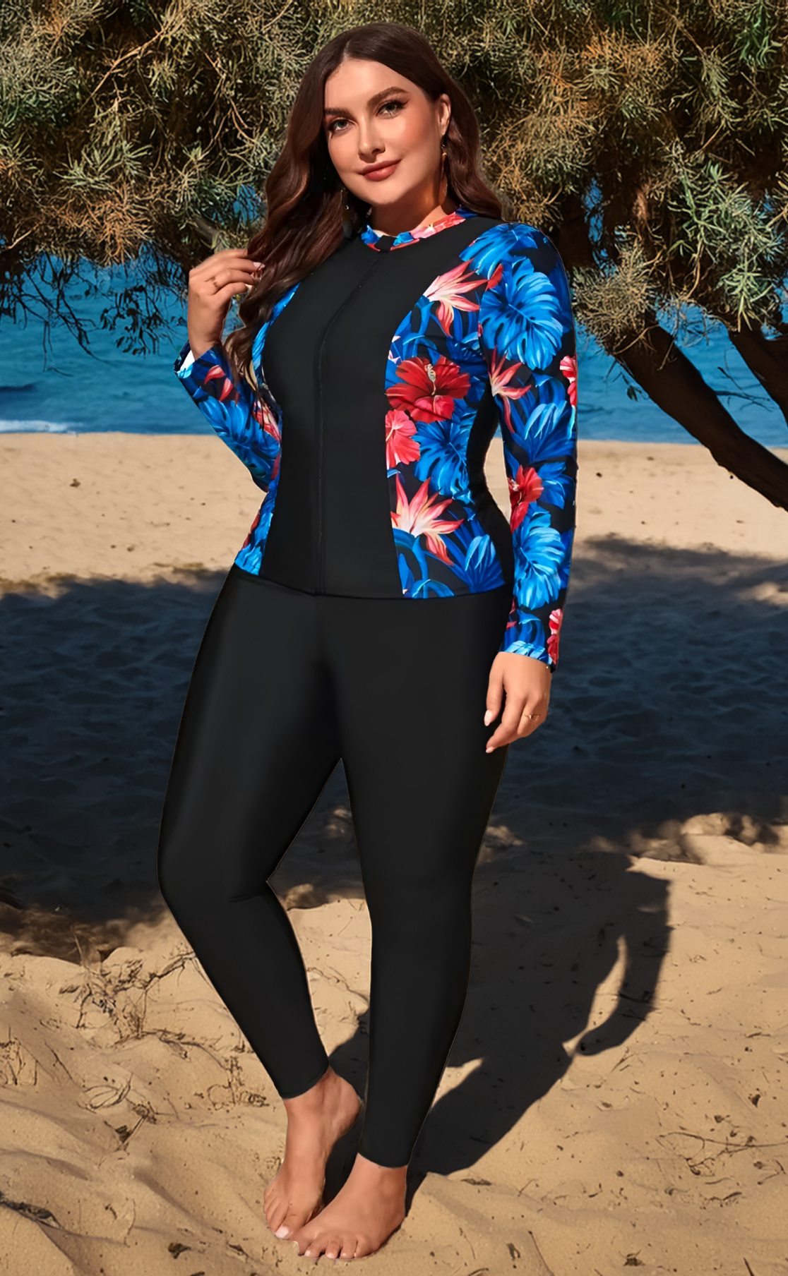 Burkini grande taille Tina