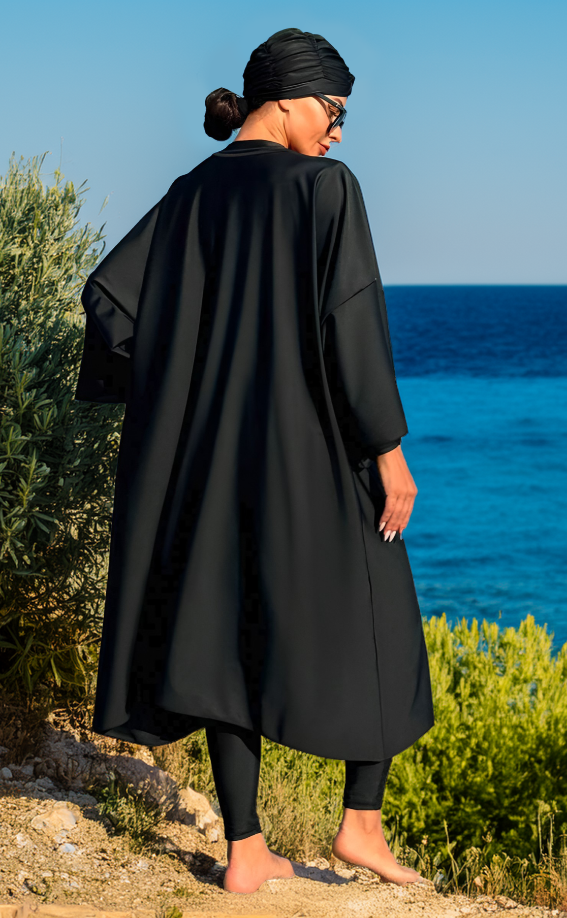 Burkini large Karla noir