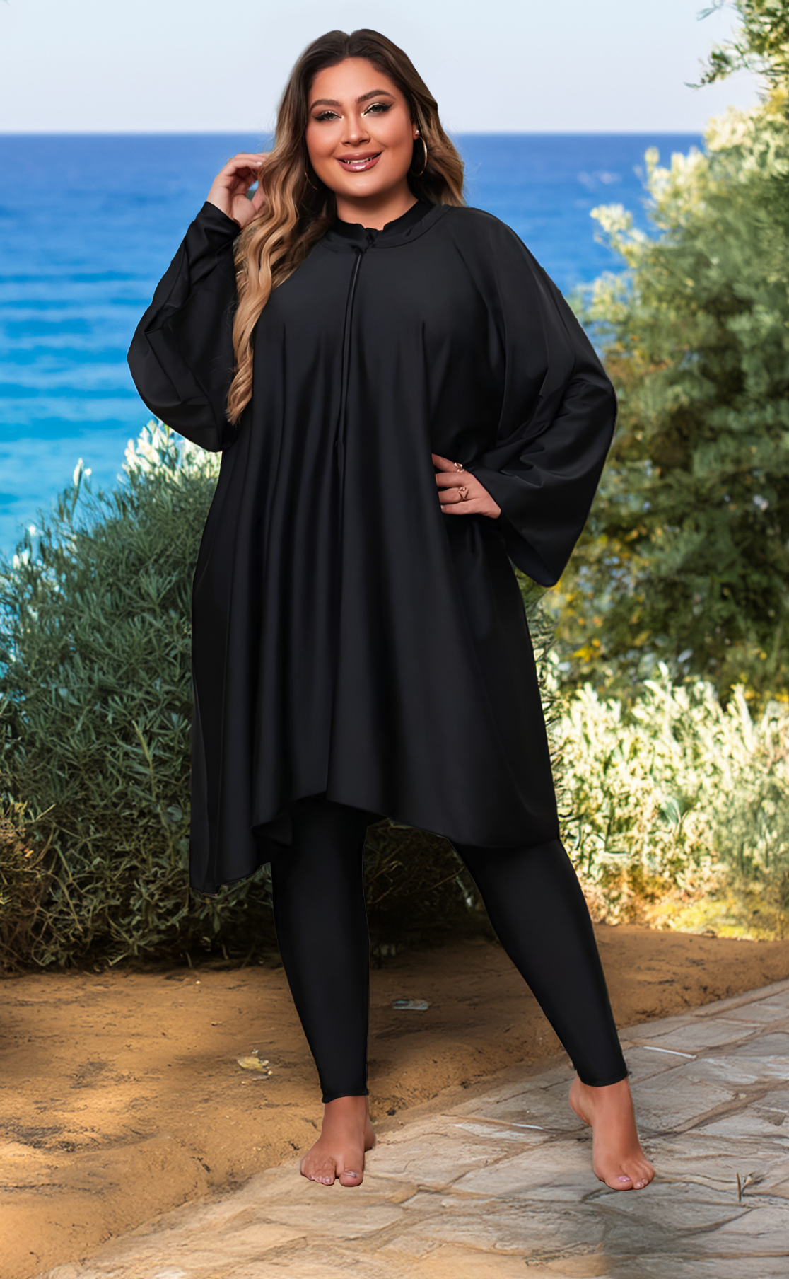 Burkini large Karla noir