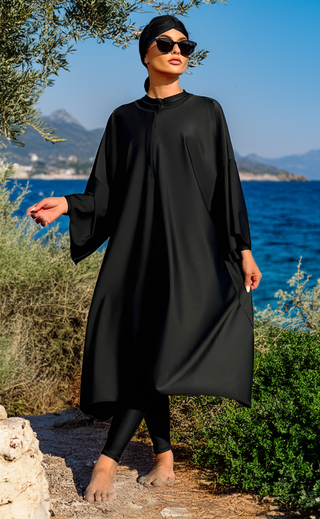 Burkini large Karla noir