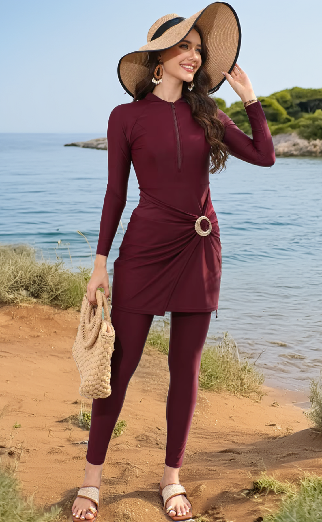 Burkini long 4 pièces Enora 6