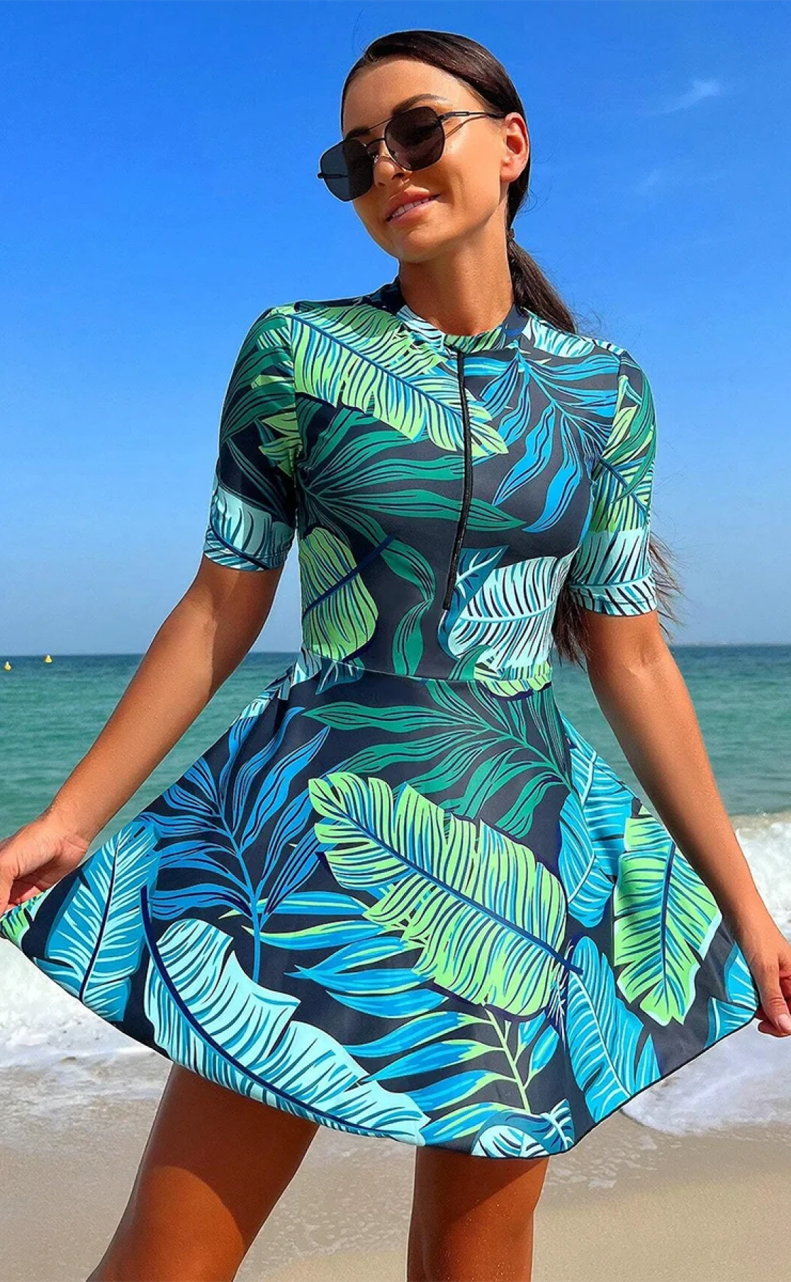 Burkini manche courte gloria