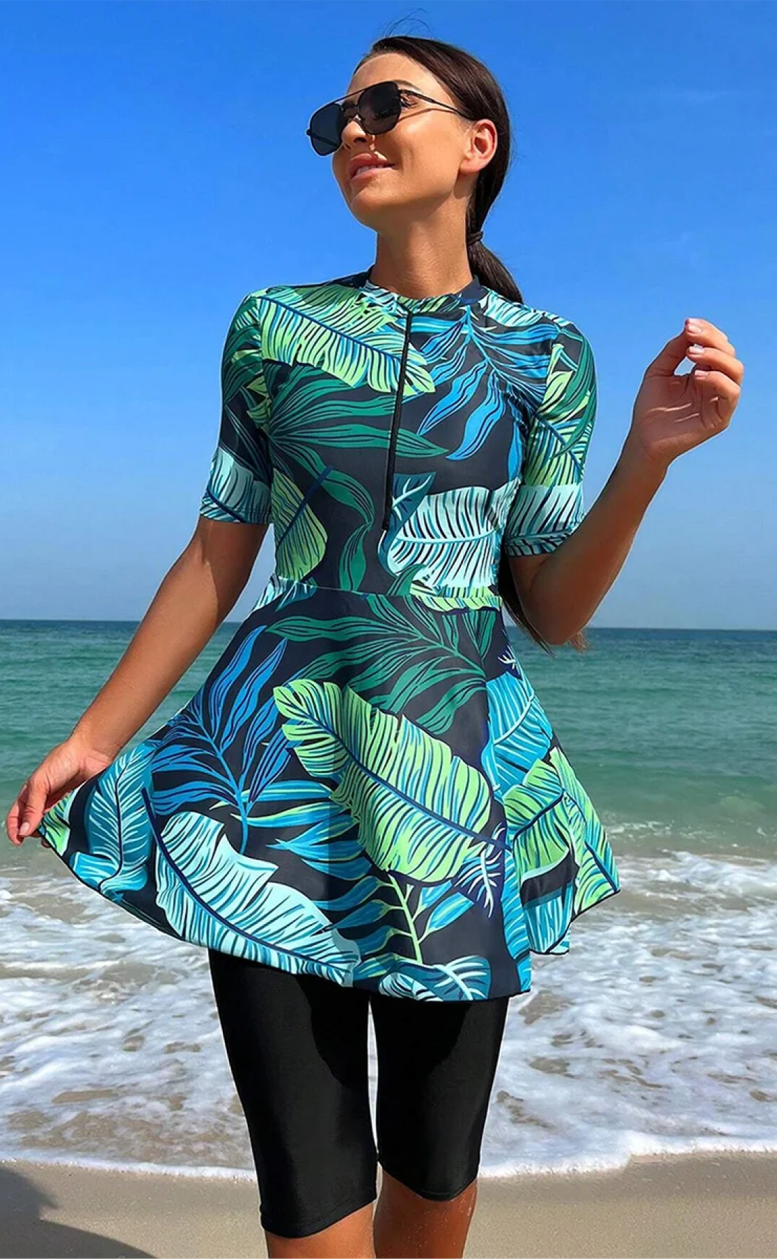 Burkini manche courte gloria
