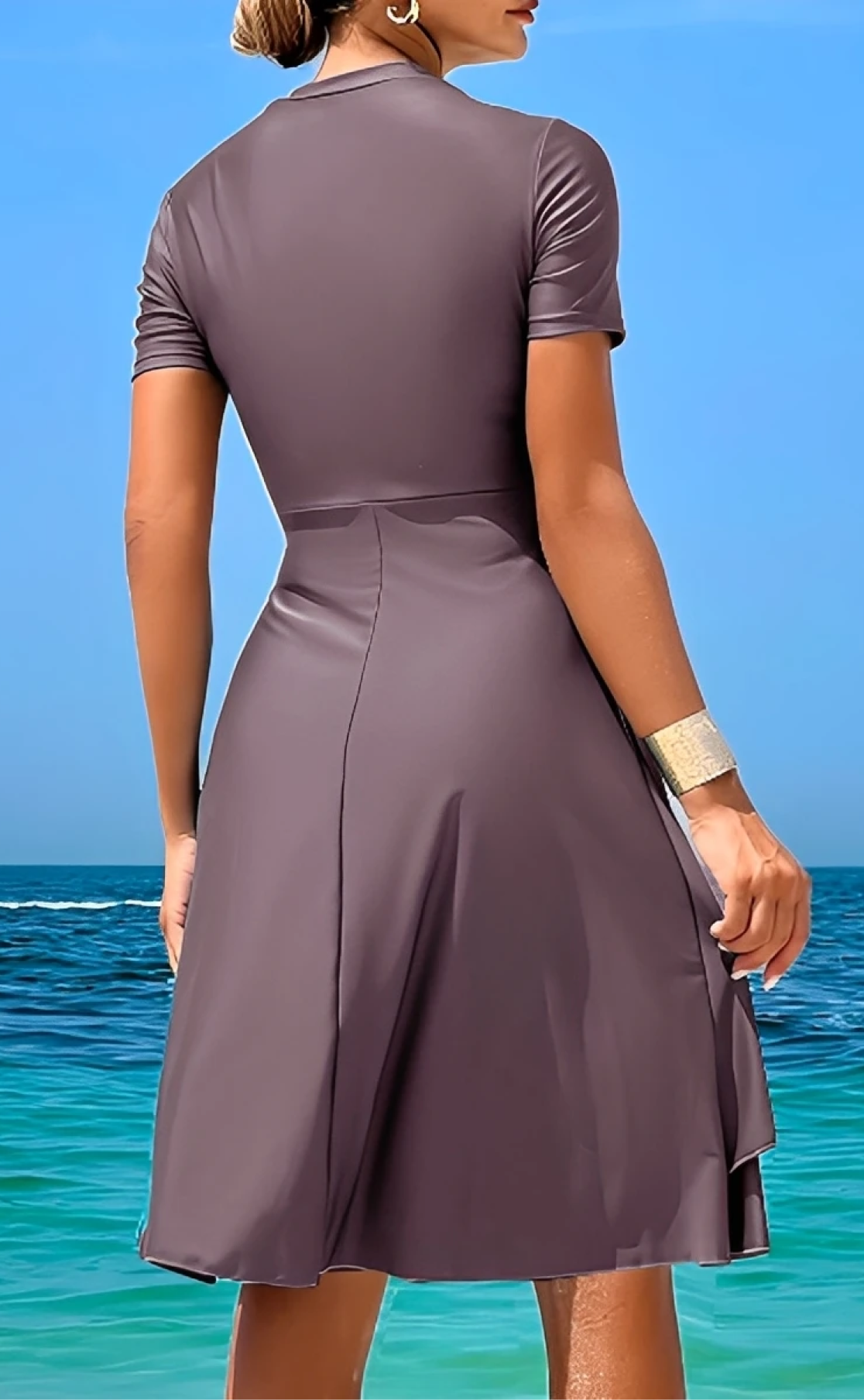 Burkini manche courte plazza