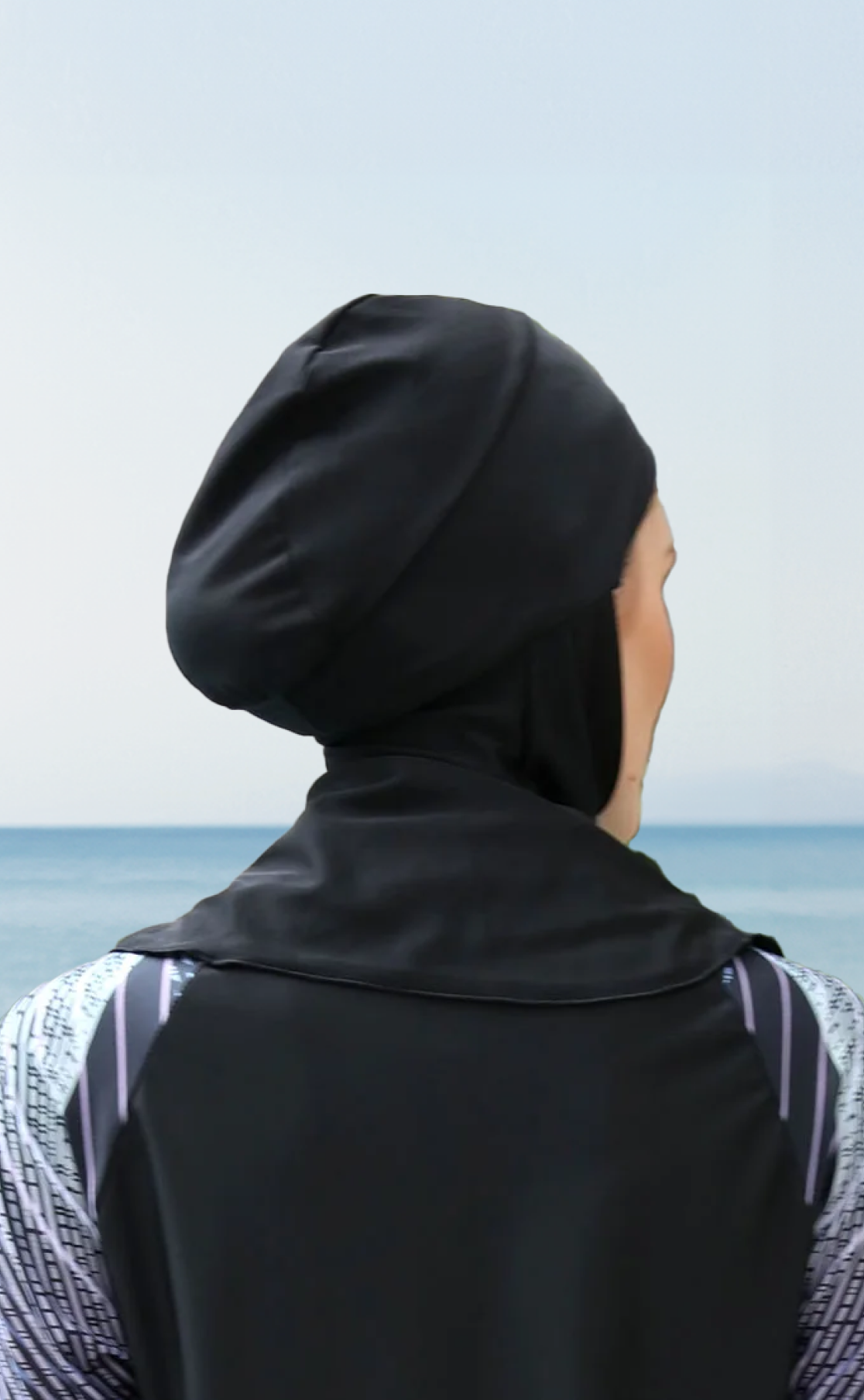 Hijab de bain Camelia noir