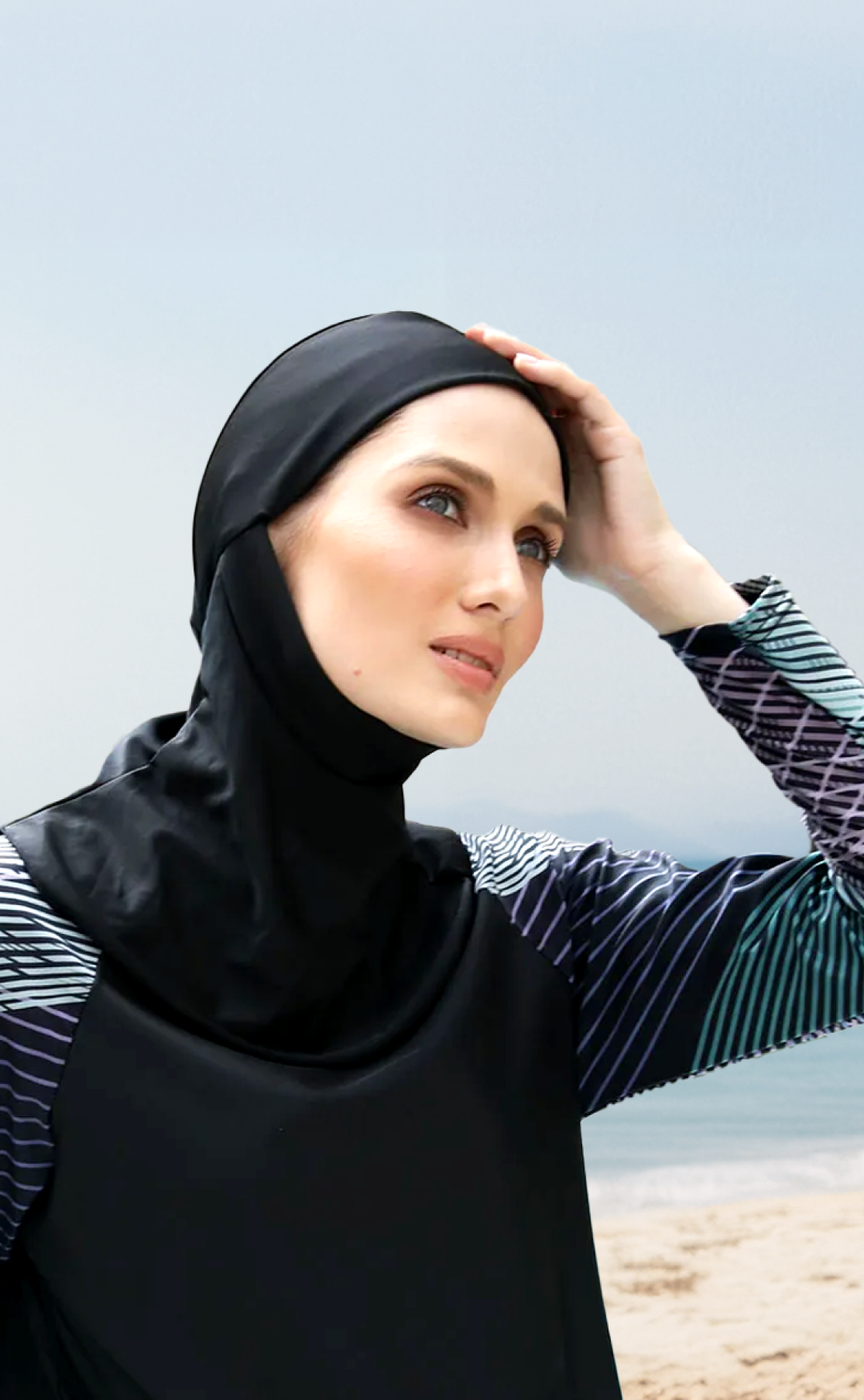 Hijab de bain Camelia noir