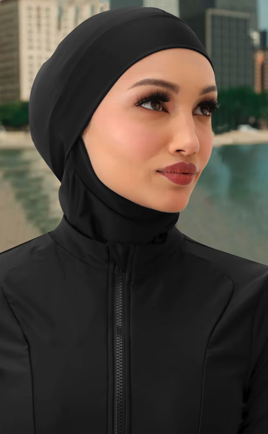 Hijab de bain Camelia noir