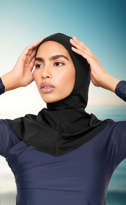 Hijab de bain Djerba noir